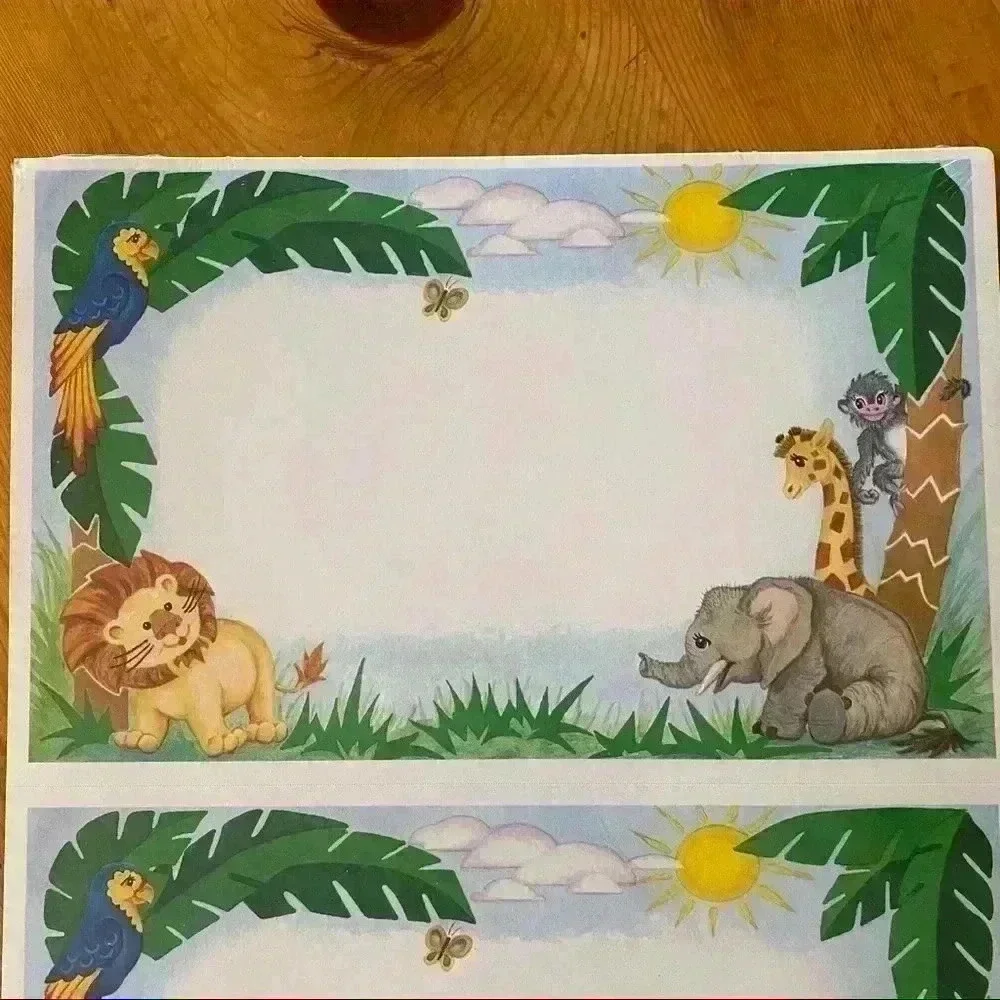 Printable Jungle Invitations or announcements
